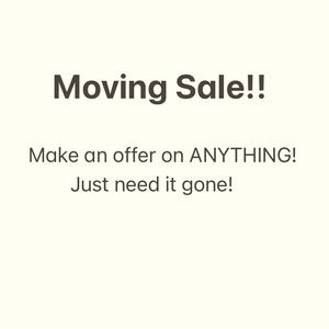 MOVING SALE